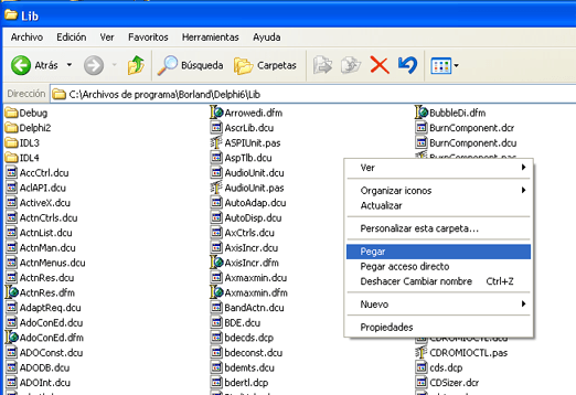 AjpdSoft Instalar componente gratuito OverByte ICS en Delphi