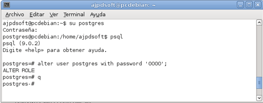 AjpdSoft Instalar PostgreSQL 9 en GNU Linux Debian 5
