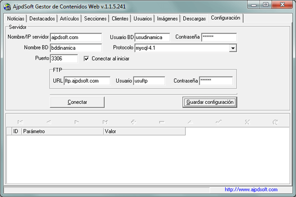 AjpdSoft Descarga y configuracin inicial de la aplicacin AjpdSoft Gestor de contenidos Web