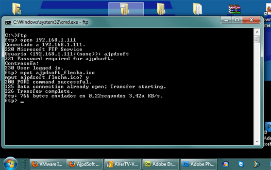 AjpdSoft Montar un servidor FTP en un equipo con Windows 7